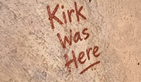kirk was here banner